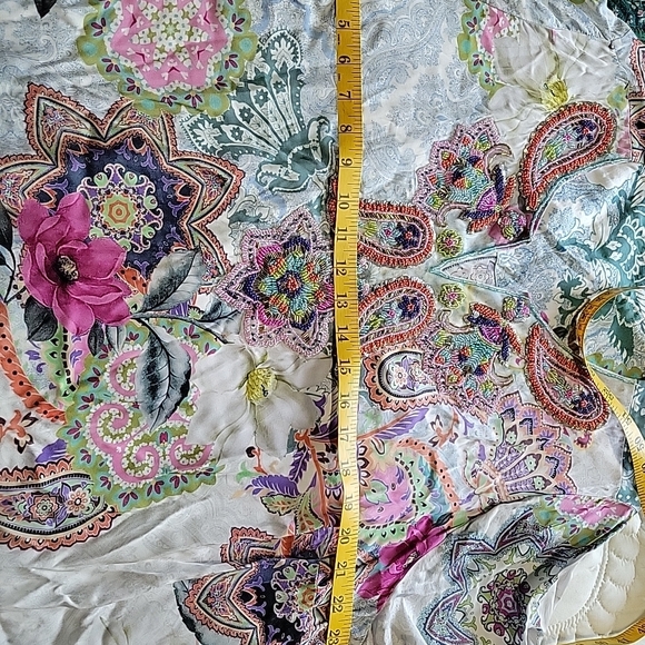 Good Vibes Soft Surroundings Paisley Tunic Sz 2xl - Picture 9 of 10